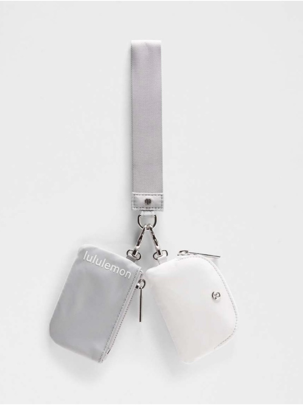 Grey Lulu Lemon Wristlet 🩶